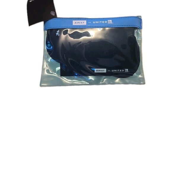 UNITED AIRLINES [UA] First Class Domestic Away Amenity Kit, Postcard Travel Fly - Picture 1 of 5